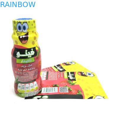 زجاجة مياه بلاستيكية الحرارة تقلص تسميات الأكمام ، الطباعة الرقمية يتقلص الأكمام