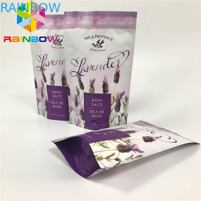 منخفضة موك الرقمية المطبوعة الوقوف الحقيبة حقيبة سستة صنع كرافت تغليف أغذية الرباط