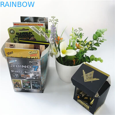 ذكر الجنسي تعزيز نفطة حزمة التغليف 350 جرام 400 جرام ورقة عرض صناديق للكبسولة