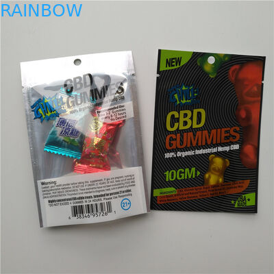 Gravnre Printing Herbal Incense Packaging CBD Gummies Baggies الجنسي حبة الكيس لزهرة العشبية
