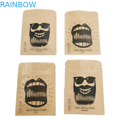 تغليف المواد الغذائية الوقوف الحقيبة سستة المعاد تدويرها كيس من البلاستيك زيبلوك للمكسرات