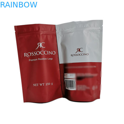 صديقة للبيئة كرافت ورقة الوقوف الحقيبة ، 250G الوقوف كيس من البلاستيك لمسحوق البروتين