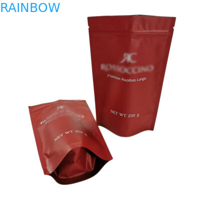 صديقة للبيئة كرافت ورقة الوقوف الحقيبة ، 250G الوقوف كيس من البلاستيك لمسحوق البروتين