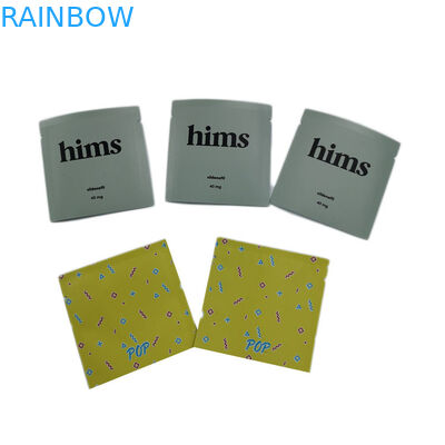 3 الجانب ختم الحرارة الحقائب البلاستيكية التعبئة والتغليف الحقيبة الصغيرة رمش حقيبة حزمة مخصصة