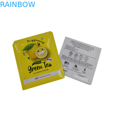 Aluminum Foil Resealable Packaging Bags Matt / Glossy Finish Mylar Cosmetic Face Mask Packing