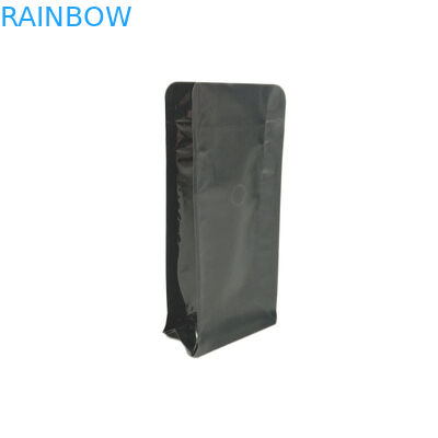 مزدوجة زيبلوك مايلر أسفل أكياس مجمعة أسفل تغليف بلاستيكية قابلة للتحلل مع صمام