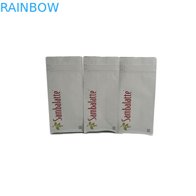 مزدوجة زيبلوك مايلر أسفل أكياس مجمعة أسفل تغليف بلاستيكية قابلة للتحلل مع صمام