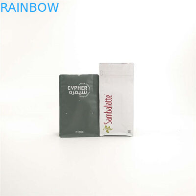 مزدوجة زيبلوك مايلر أسفل أكياس مجمعة أسفل تغليف بلاستيكية قابلة للتحلل مع صمام