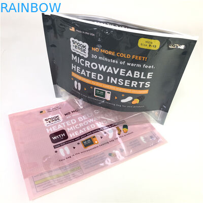 الوقوف في أكياس سحاب الميكروويف الطباعة المخصصة القابلة للتحلل 120-180 سماكة هيئة التصنيع العسكري