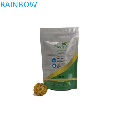 صديقة للبيئة أكياس الشاي التعبئة والتغليف الحقيبة حقيبة التعبئة انهض مايلر مع قفل سستة