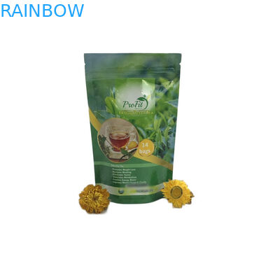 صديقة للبيئة أكياس الشاي التعبئة والتغليف الحقيبة حقيبة التعبئة انهض مايلر مع قفل سستة