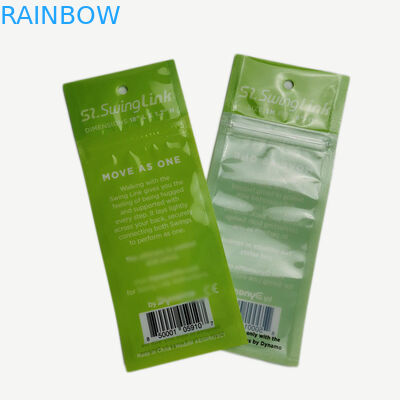 ثلاثة الجانب مختومة حقيبة أمامية شفافة الغذاء الصحي التفاف زيبر الأعلى حسب الطلب