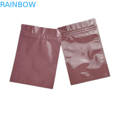 ريكوسابل البلاستيك الحقائب التعبئة والتغليف حقيبة شفاه صغيرة مخصصة زيبلوك مطبوعة لمستحضرات التجميل