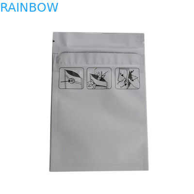 ريكوسابل البلاستيك الحقائب التعبئة والتغليف حقيبة شفاه صغيرة مخصصة زيبلوك مطبوعة لمستحضرات التجميل