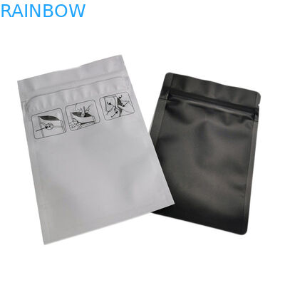 ريكوسابل البلاستيك الحقائب التعبئة والتغليف حقيبة شفاه صغيرة مخصصة زيبلوك مطبوعة لمستحضرات التجميل