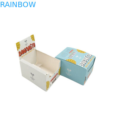 الورق المقوى القابلة لإعادة التدوير التعبئة والتغليف الطباعة الملونة تخزين المواد الغذائية شعار مخصص