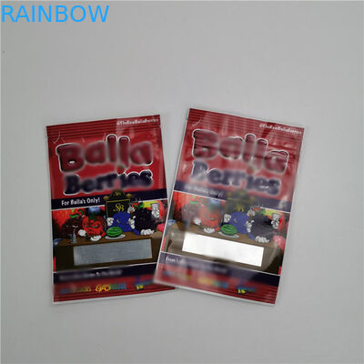 سستة حقيبة الحقائب البلاستيكية التعبئة والتغليف القنب الكوكيز البسكويت الحلوى الدب الصمغ التعبئة