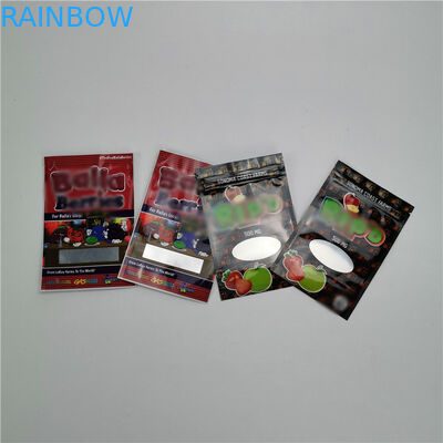 كيس صغير من الحقائب البلاستيكية التعبئة والتغليف 100 ٪ من القنب الصناعي العضوي CBD Gummy Packing