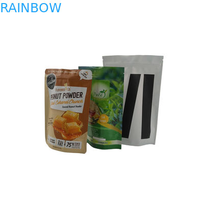 دائم زيبلوك مايلر أكياس رقائق الألومنيوم مغلفة الفول السوداني الملحق مسحوق التعبئة