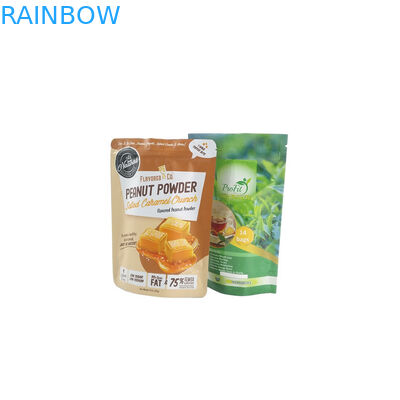 دائم زيبلوك مايلر أكياس رقائق الألومنيوم مغلفة الفول السوداني الملحق مسحوق التعبئة