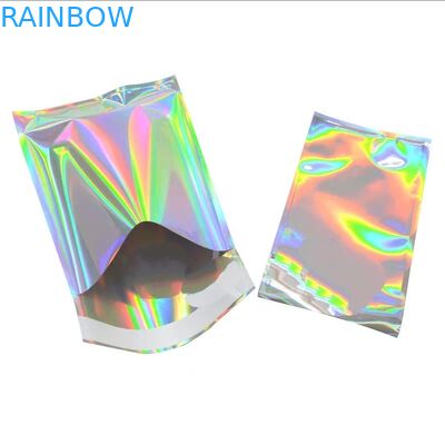 ثلاثة أكياس جانبية للوجبات الخفيفة للأغذية الخفيفة تصفيح المواد البلاستيكية مع زيبلوك