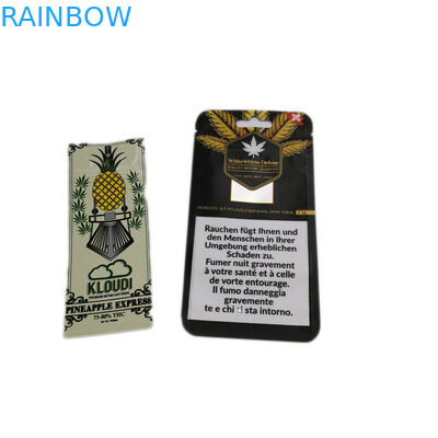 ختم الحرارة الوقوف أكياس سستة الحقيبة القابلة لإعادة التدوير التعبئة والتغليف التبغ / السجائر