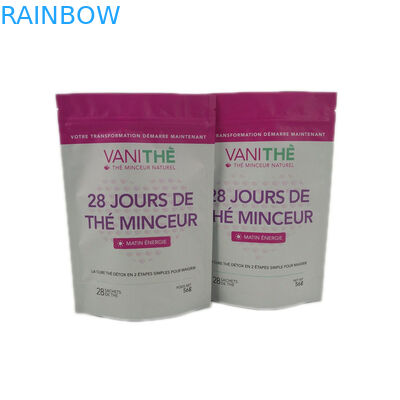 أكياس تغليف وجبات خفيفة مقاومة للرطوبة مع سحاب