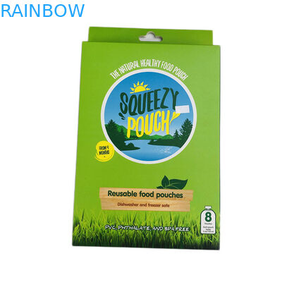 عرض البيع بالتجزئة المعاد تدويره شماعات صندوق كرتون التغليف