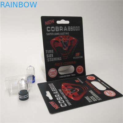 ماتي / لامعة السطح PP البلاستيك بطاقة نفطة مربع البطاقة