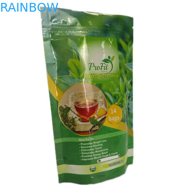 لامع إنهاء أكياس الرمز البريدي قفل مغلفة الوقوف