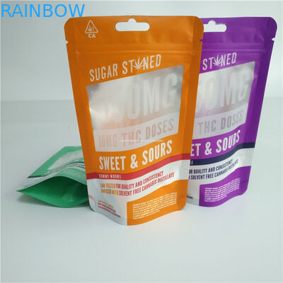 الطباعة الرقمية 3.5g 7g 14g 28g Gummy Herbal Weed Bag