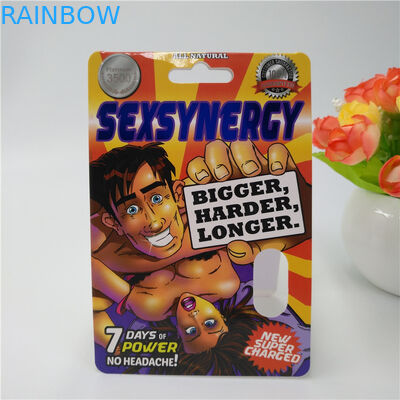 CMYK لون مخصص بلاستيك حبوب منع الحمل ورقة بطاقة التعبئة والتغليف