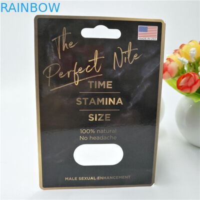 CMYK لون مخصص بلاستيك حبوب منع الحمل ورقة بطاقة التعبئة والتغليف