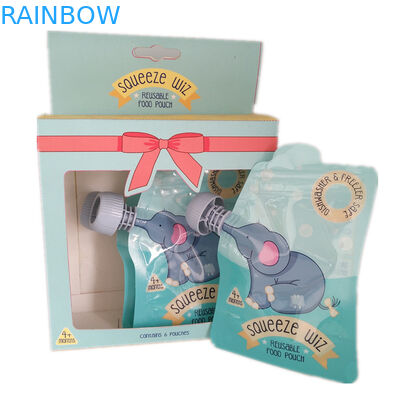 الطباعة الحفر الحقيبة القابلة لإعادة الاستخدام لتغليف المواد الغذائية السائلة