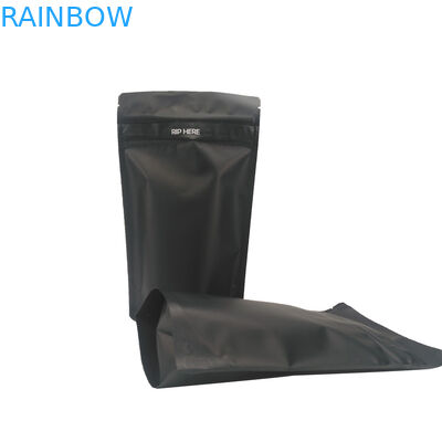 أسود غير لامع مزدوج زيبر CMYK الحقائب البلاستيكية التعبئة والتغليف