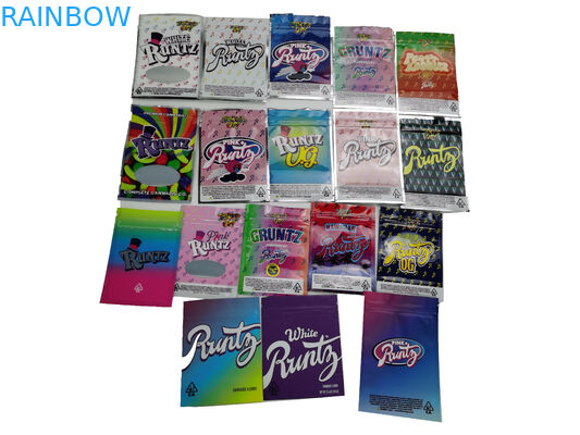 عينة مجانية مخصصة أكياس إثبات الطفل الطبية لذيذ Doypack الوقوف الحقيبة مع سحابات مزدوجة