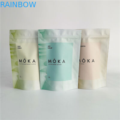 الوقوف في كيس زيبلوك الحقيبة فرك التعبئة والتغليف لملح الحمام مع احباط داخل