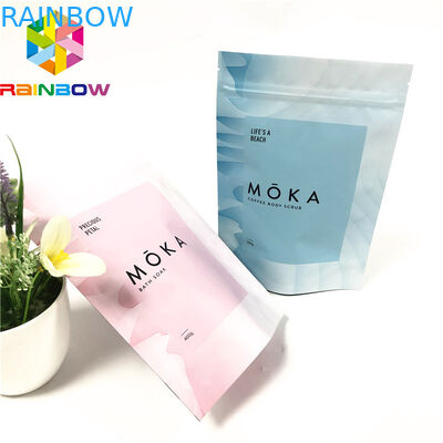 مخصص مطبوعة الوقوف أكياس التعبئة والتغليف الحقيبة أكياس التعبئة والتغليف رقائق الألومنيوم كيس فرك الجسم