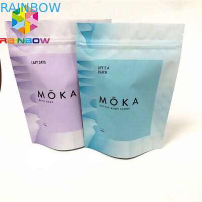 مخصص مطبوعة الوقوف أكياس التعبئة والتغليف الحقيبة أكياس التعبئة والتغليف رقائق الألومنيوم كيس فرك الجسم