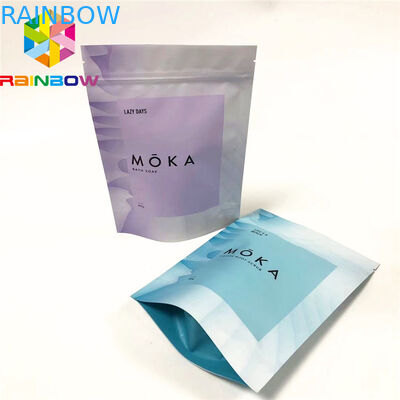 أكياس زيبلوك للأغذية رقائق الألومنيوم الوقوف أكياس كيس التعبئة والتغليف شعار مخصص