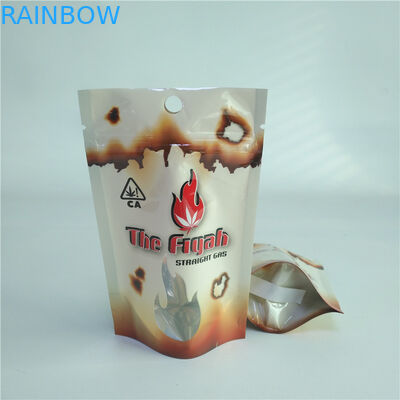 3.5g 7g 14g 28g 1LB كيس تغليف البخور العشبي حقيبة حبوب منع الحمل الجنسية مخصص دوق باك مطبوع مع طباعة بالألوان الكاملة