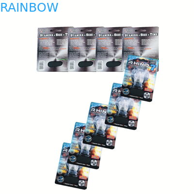 صندوق التعبئة والتغليف لحبوب كبيرة الحجم الطبيعية كبسولة تكبير الذكور العشبية وحيد القرن 7