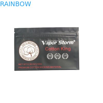 عينة مجانية من أكياس صغيرة لأكياس رقائق الألومنيوم ذات اللون المعدني المسبق للسجائر ذات 3 أكياس جانبية