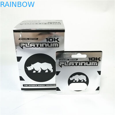 الوردي Pussycat ورقة مربع بطاقة النقش ختم الساخنة تعزيز الحسية بطاقات صناديق التعبئة والتغليف نفطة