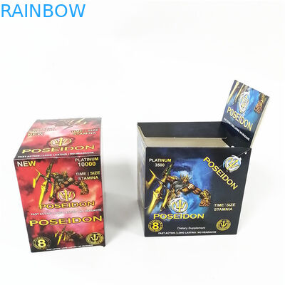 عرض بطاقات ورقية مخصصة للطباعة ، مربعات خط المسيل للدموع ، صندوق بطاقات Pussycat الوردي مع نفطة