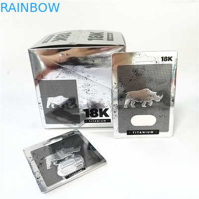 عرض بطاقات ورقية مخصصة للطباعة ، مربعات خط المسيل للدموع ، صندوق بطاقات Pussycat الوردي مع نفطة