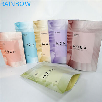 الوقوف كيس رقائق القهوة المطحونة التعبئة والتغليف أكياس حبوب البن مع صمام