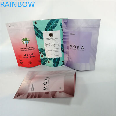 الوقوف كيس رقائق مجمعة التعبئة والتغليف البعوض واقية من القهوة المطحونة مع صمام