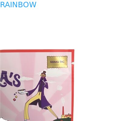 شنتشن المورد أكياس صغيرة للذهب الطباعة Preroll السجائر 3 الجانب ختم الحقيبة مع أكياس زيبر