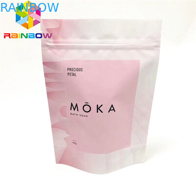 مقشر للجسم يقف كيس تغليف قابل لإعادة الاستخدام مع أكياس مخصصة للشقوق المسيل للدموع